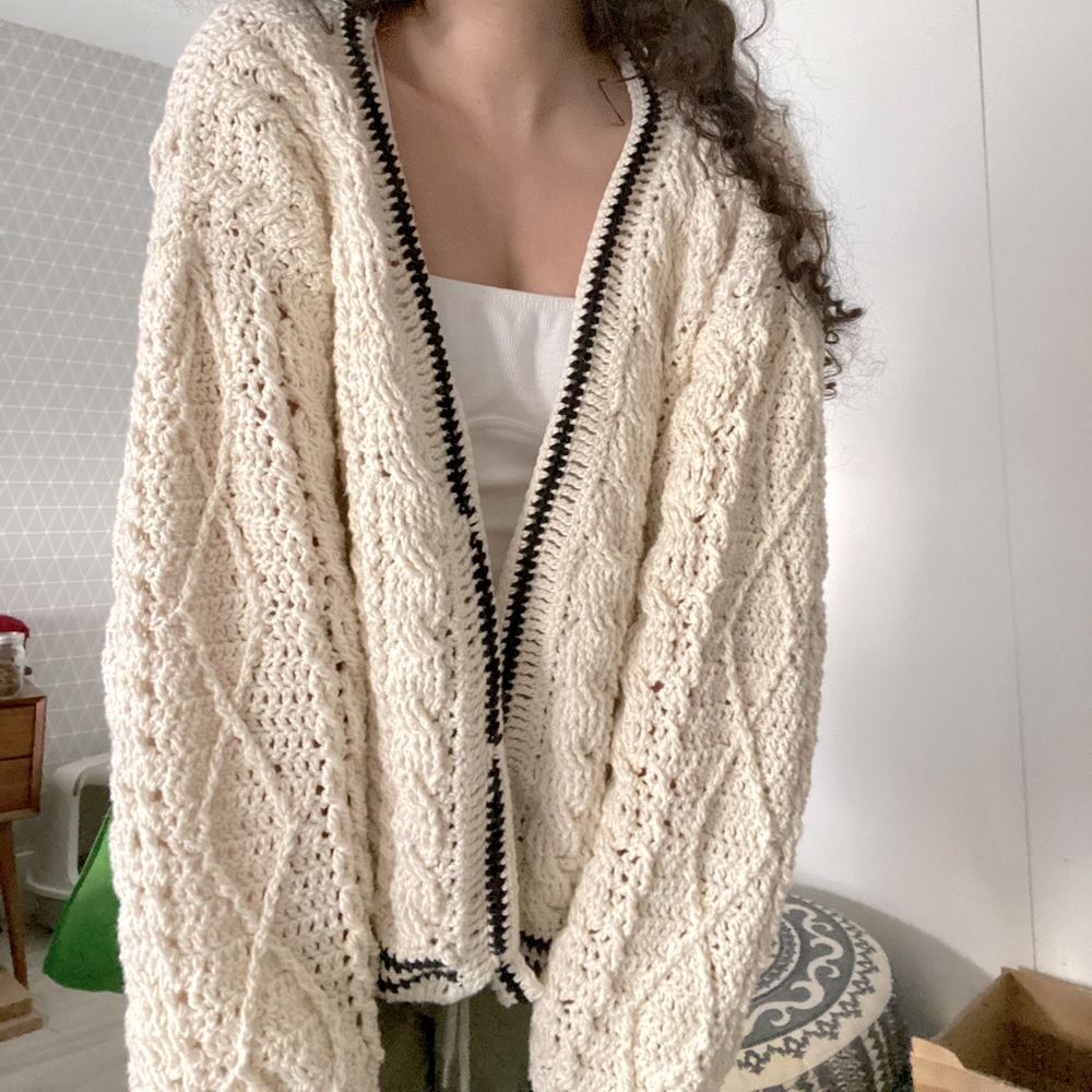 Handmade Folklore Inspired Cardigan
